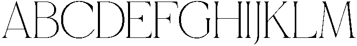 Belvina Regular otf (400) Font UPPERCASE