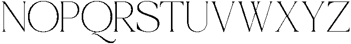 Belvina Regular otf (400) Font UPPERCASE