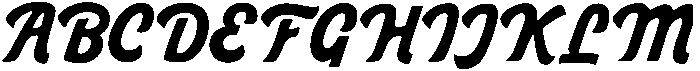 Belvona Medium otf (500) Font UPPERCASE