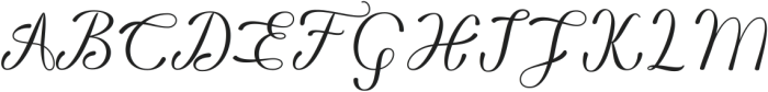 Belycha Regular ttf (400) Font UPPERCASE