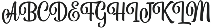 BelymonScript otf (400) Font UPPERCASE