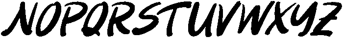 Bemhila Italic otf (400) Font UPPERCASE