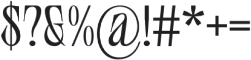 Bemore Serif Regular otf (400) Font OTHER CHARS