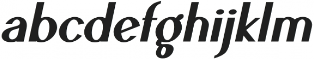 Ben Black Italic otf (900) Font LOWERCASE