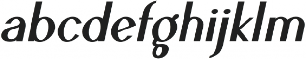 Ben-BoldItalic otf (700) Font LOWERCASE