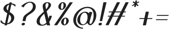 Ben Medium Italic otf (500) Font OTHER CHARS