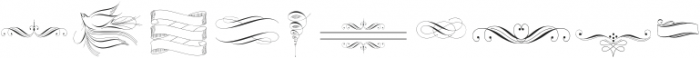 Benalline Signature Ornament Regular ttf (400) Font OTHER CHARS