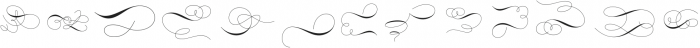 Benalline Signature Swash Regular otf (400) Font UPPERCASE