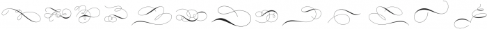 Benalline Signature Swash Regular otf (400) Font LOWERCASE