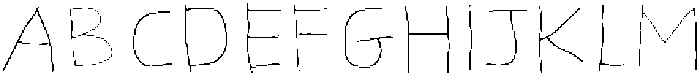 Bend Your Brain Line otf (400) Font UPPERCASE