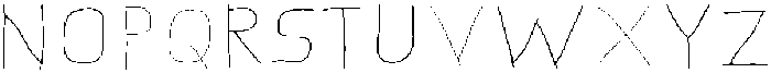 Bend Your Brain Line otf (400) Font UPPERCASE