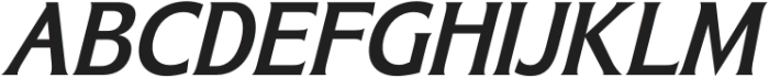 Bendara Medium Italic otf (500) Font