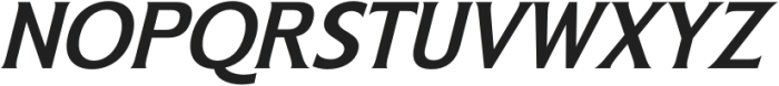 Bendara Medium Italic otf (500) Font UPPERCASE