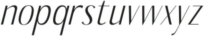 Benedict Sans Light Italic otf (300) Font LOWERCASE