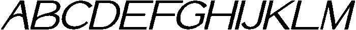 Benelist Italic otf (400) Font UPPERCASE