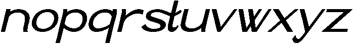 Benelist Italic otf (400) Font LOWERCASE