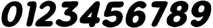 Bener Rounded Black Italic otf (900) Font OTHER CHARS