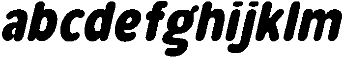 Bener Rounded Black Italic otf (900) FONT