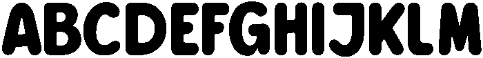 Bener Rounded Black otf (900) Font UPPERCASE
