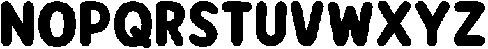 Bener Rounded Black otf (900) Font UPPERCASE