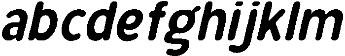 Bener Rounded Bold Italic otf (700) FONT