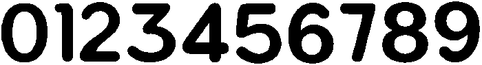 Bener Rounded Bold otf (700) Font OTHER CHARS