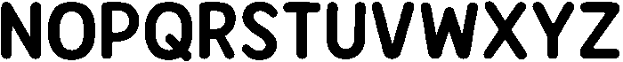 Bener Rounded Bold otf (700) Font UPPERCASE