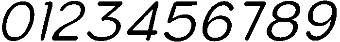 Bener Rounded Italic otf (400) Font OTHER CHARS
