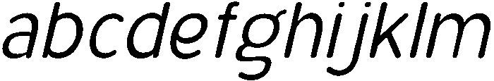 Bener Rounded Italic otf (400) FONT
