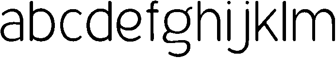 Bener Rounded Light otf (300) FONT