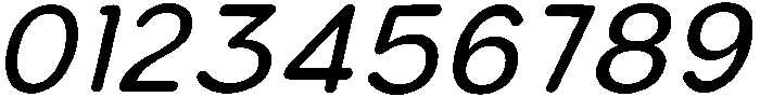 Bener Rounded Medium Italic otf (500) Font OTHER CHARS