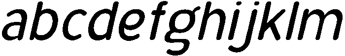 Bener Rounded Medium Italic otf (500) FONT