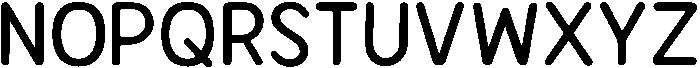Bener Rounded Medium otf (500) Font UPPERCASE