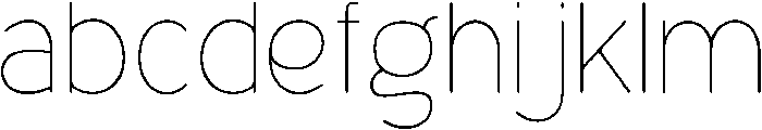 Bener Rounded Thin otf (100) FONT