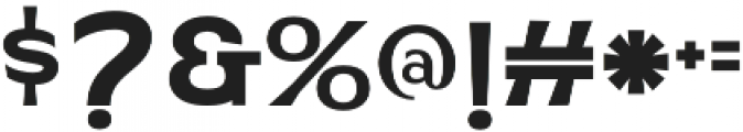 Benford-Sans01 Regular otf (400) Font OTHER CHARS
