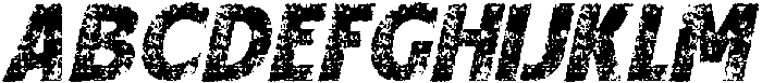 Bengal Stamp Italic otf (400) Font UPPERCASE