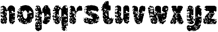 BengalRoundedStamp-Regular otf (400) Font LOWERCASE