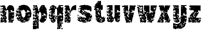 BengalStamp-Regular otf (400) Font LOWERCASE