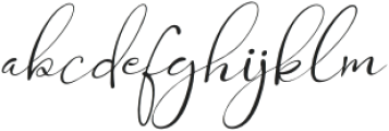 Bengittan Italic otf (400) Font LOWERCASE