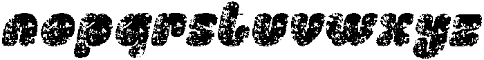 Benicio Stamp Italic otf (400) Font LOWERCASE