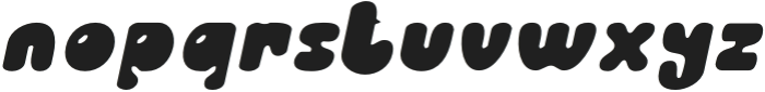 BenicioBlur-Italic otf (400) Font LOWERCASE