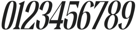 Benida Italic otf (400) Font OTHER CHARS