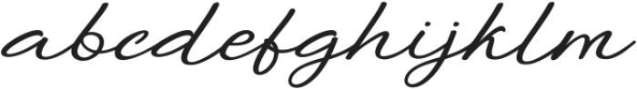 Benjamin Signature Bold otf (700) Font LOWERCASE