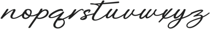 Benjamin Signature Bold otf (700) Font LOWERCASE