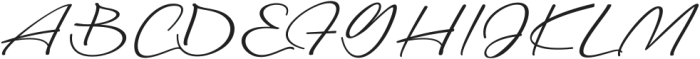 Benjamin Signature otf (400) Font UPPERCASE