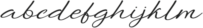 Benjamin Signature otf (400) Font LOWERCASE