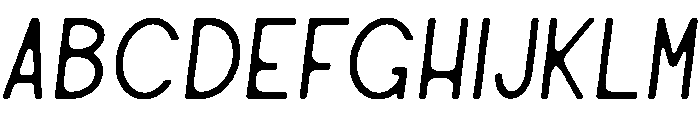 Benji Regular otf (400) Font UPPERCASE