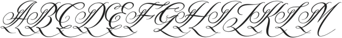 Benlanthy Italic otf (400) Font UPPERCASE
