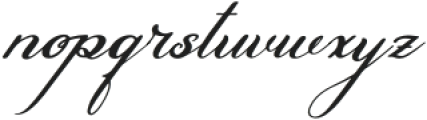 Benlanthy Italic otf (400) Font LOWERCASE