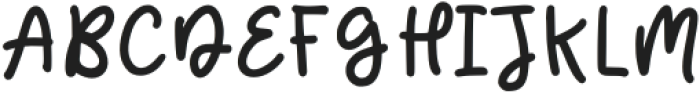 Bennetts-Regular otf (400) Font UPPERCASE